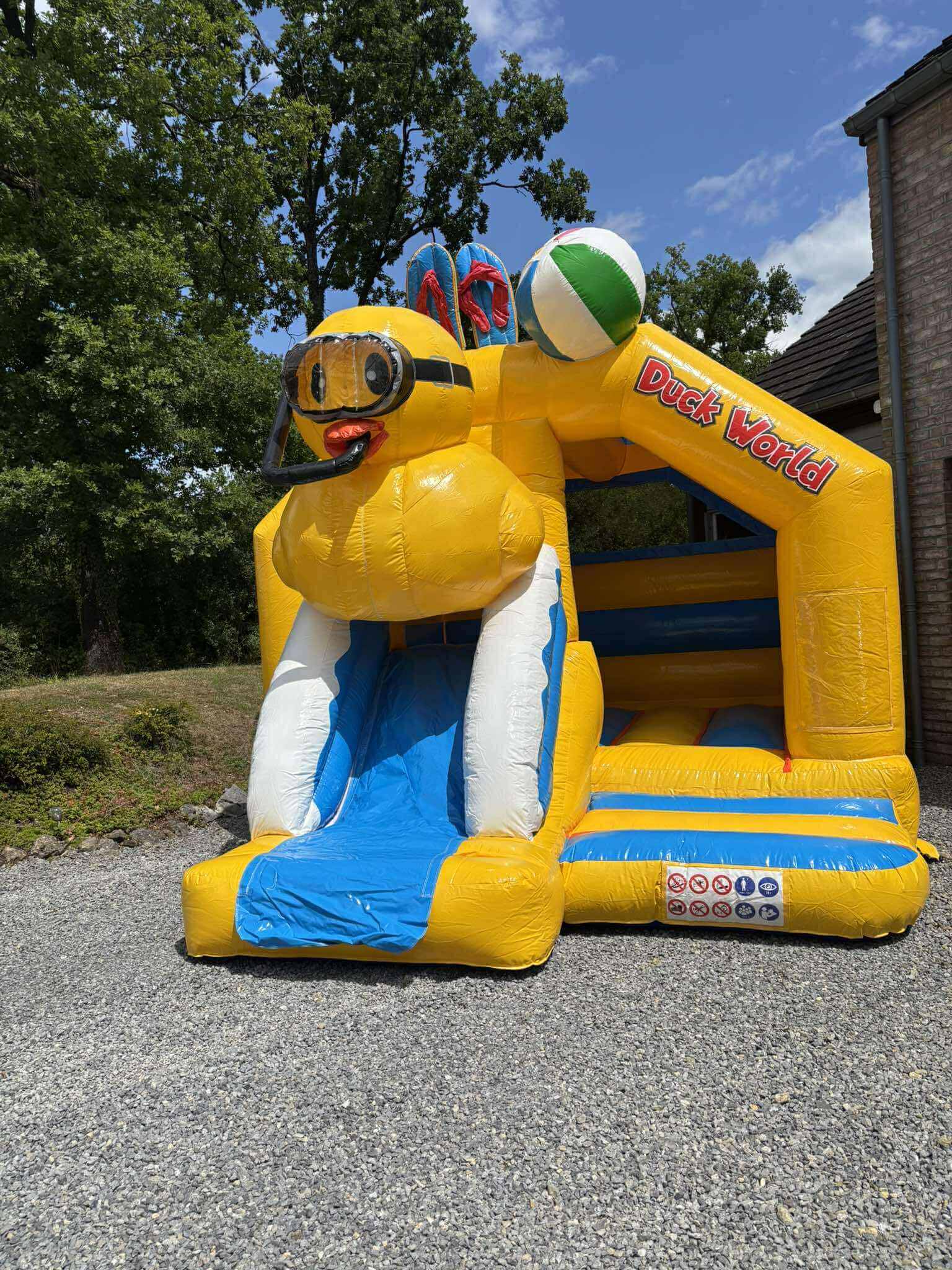 Château gonflable Canard - Vue 1