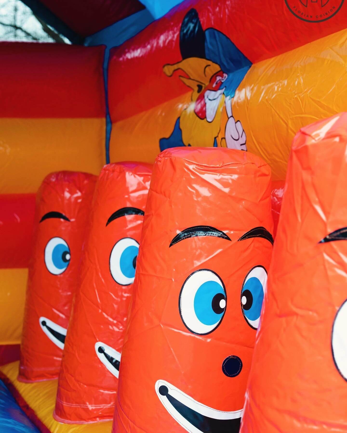 Château gonflable Clown - Vue 2