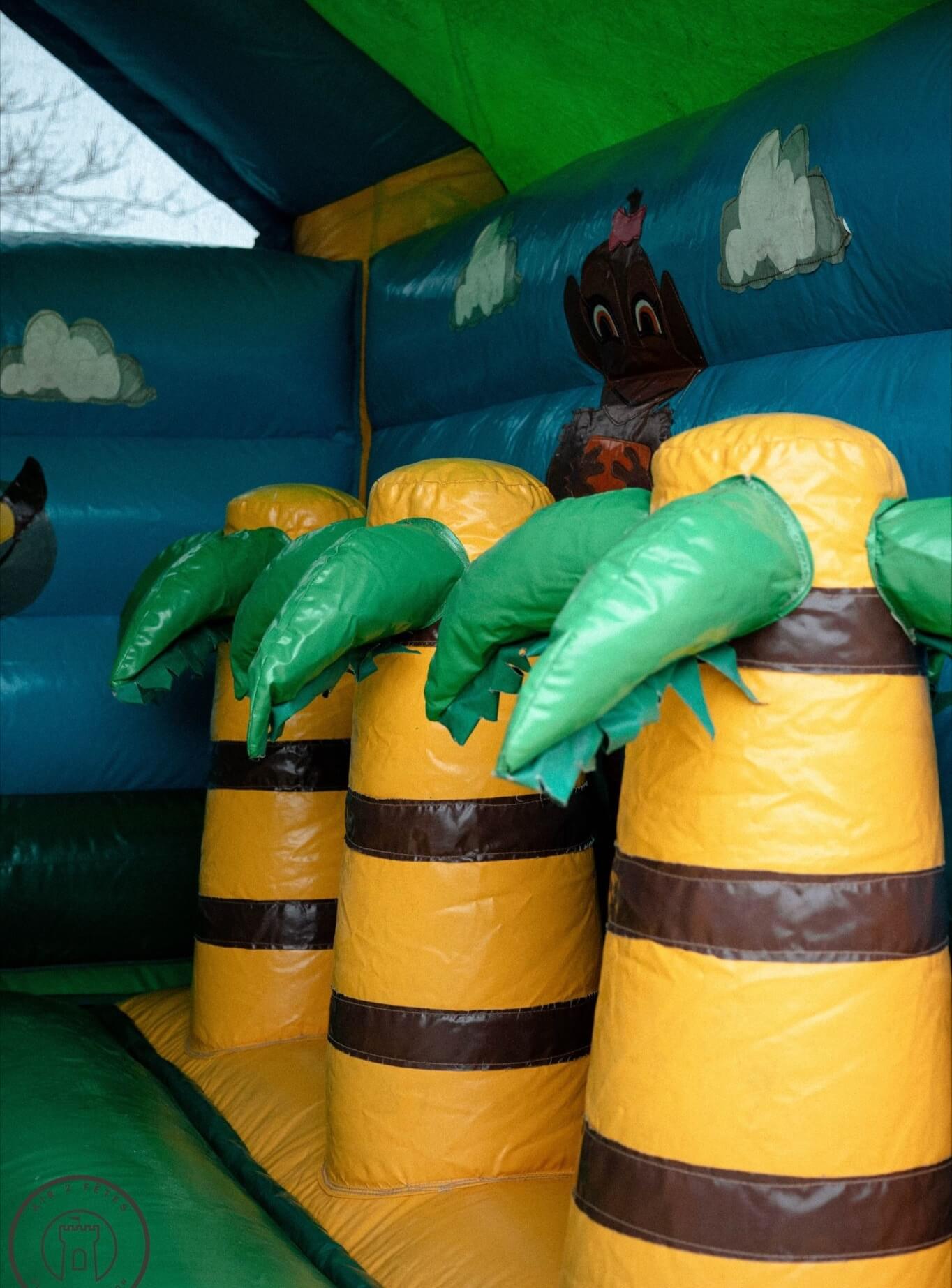 Château gonflable Jungle & Singe - Vue 2